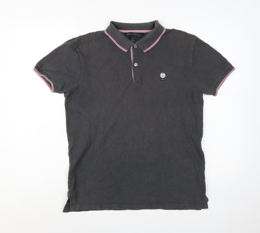 Marc by Marc Jacobs Men's Black Cotton Polo Shirt M Short Sleeve
