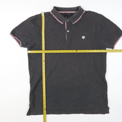 Marc by Marc Jacobs Men's Black Cotton Polo Shirt M Short Sleeve