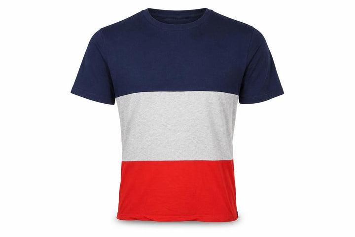 Jack & Jones Men's Multicoloured Cotton Crew Neck T-Shirt Size S