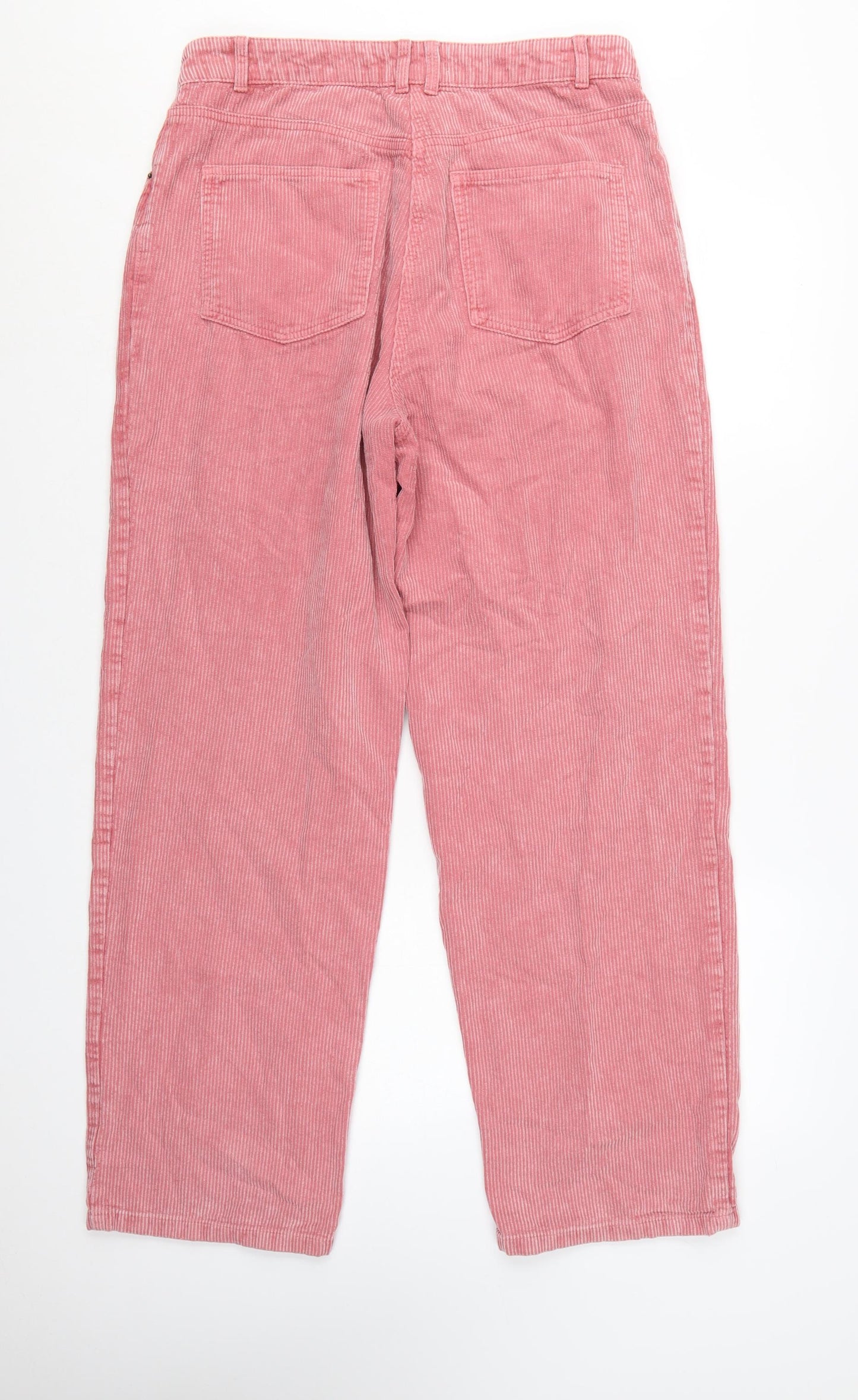 Next Women's Pink Corduroy Chino Trousers Size 12