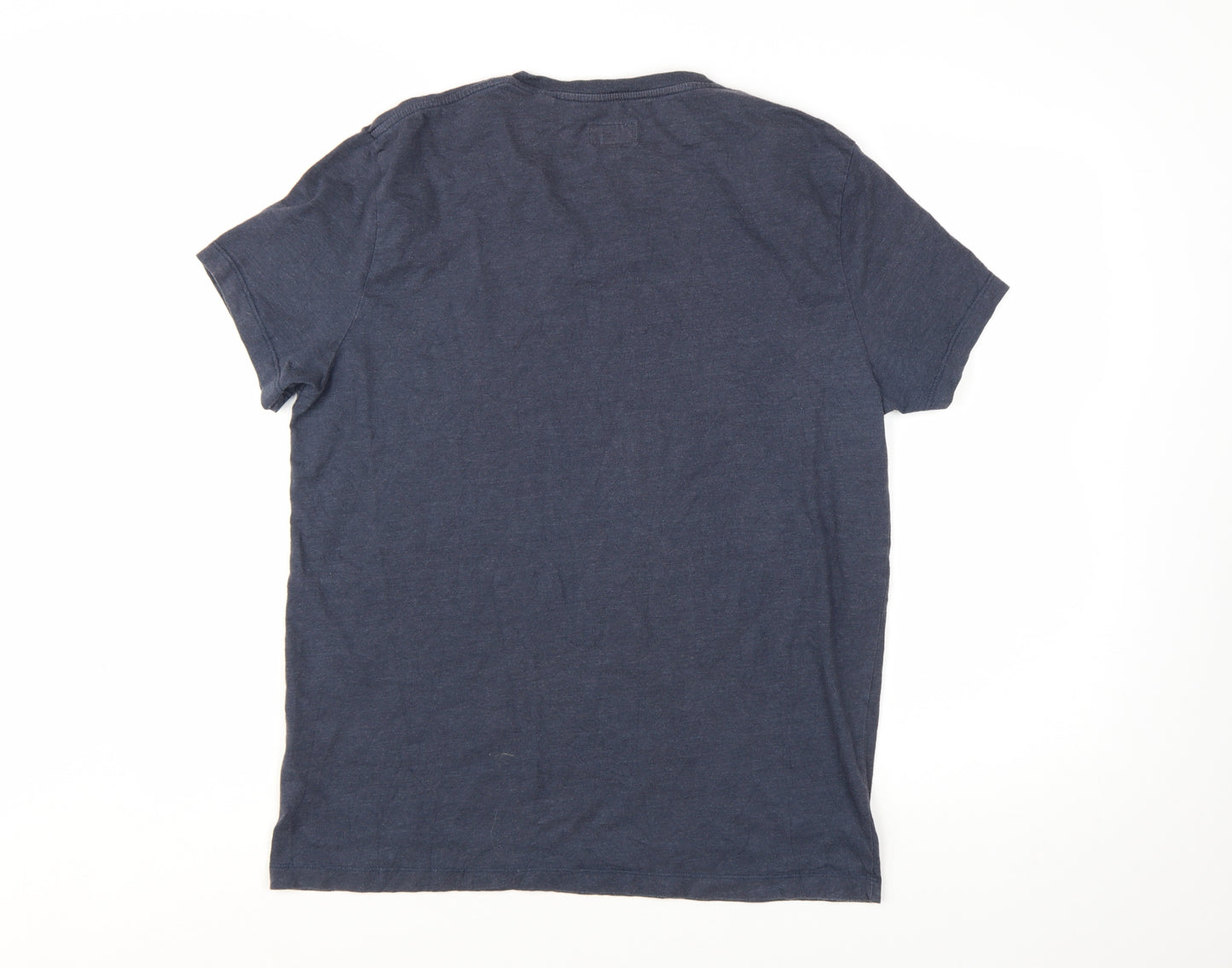 Jack Wills Men's Navy Graphic Print Crew Neck T-Shirt Size M