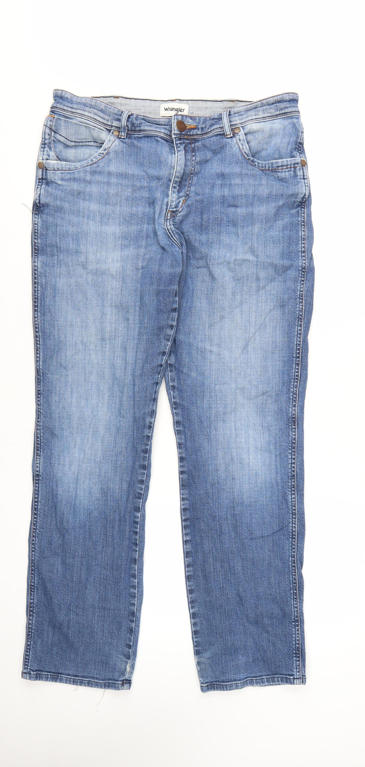 Wrangler Men's Blue Straight Leg Texas Jeans W36 L32