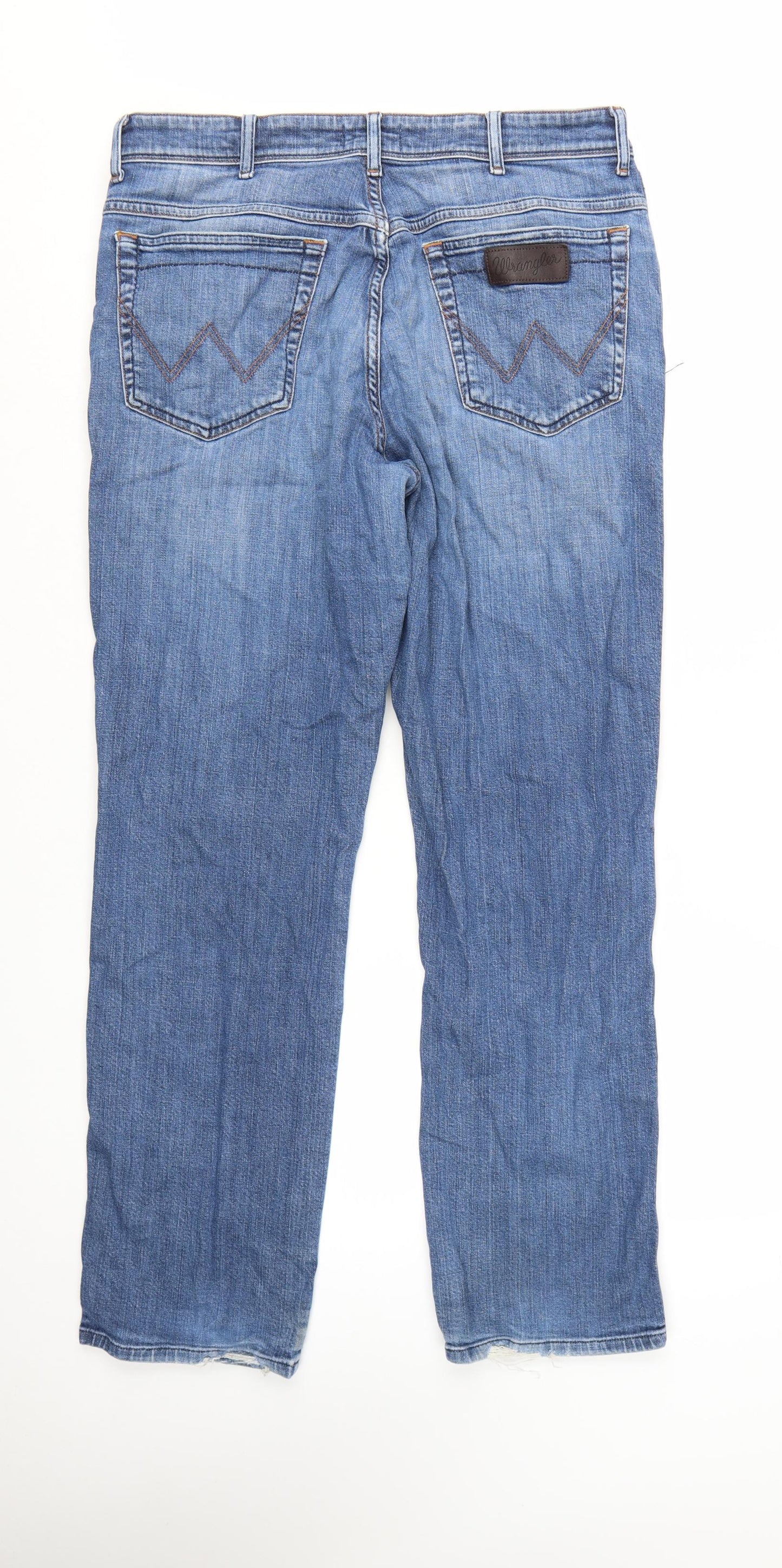 Wrangler Men's Blue Straight Leg Texas Jeans W36 L32