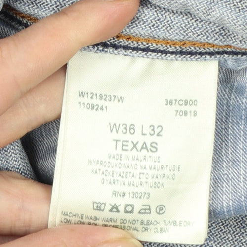 Wrangler Men's Blue Straight Leg Texas Jeans W36 L32
