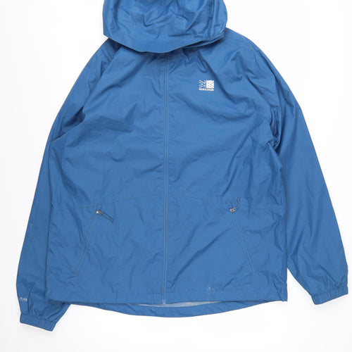 Karrimor Men's Blue 2XL Windbreaker Hooded Lightweight Jacket