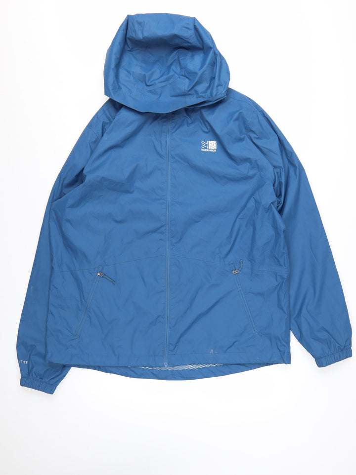 Karrimor Men's Blue 2XL Windbreaker Hooded Lightweight Jacket