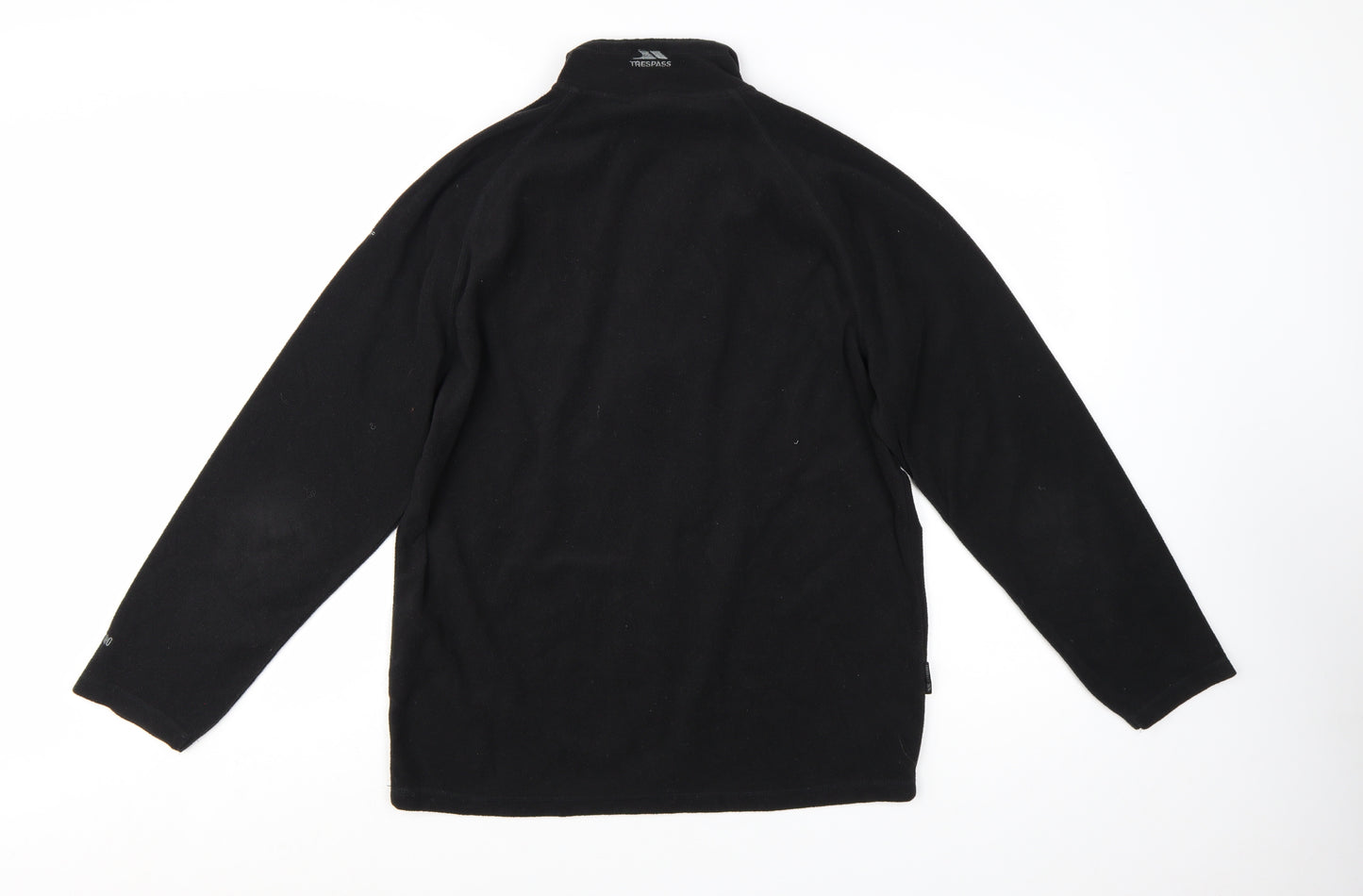 Trespass Men's Black L Fleece Pullover Sweatshirt 1/2 Zip Outdoor Top