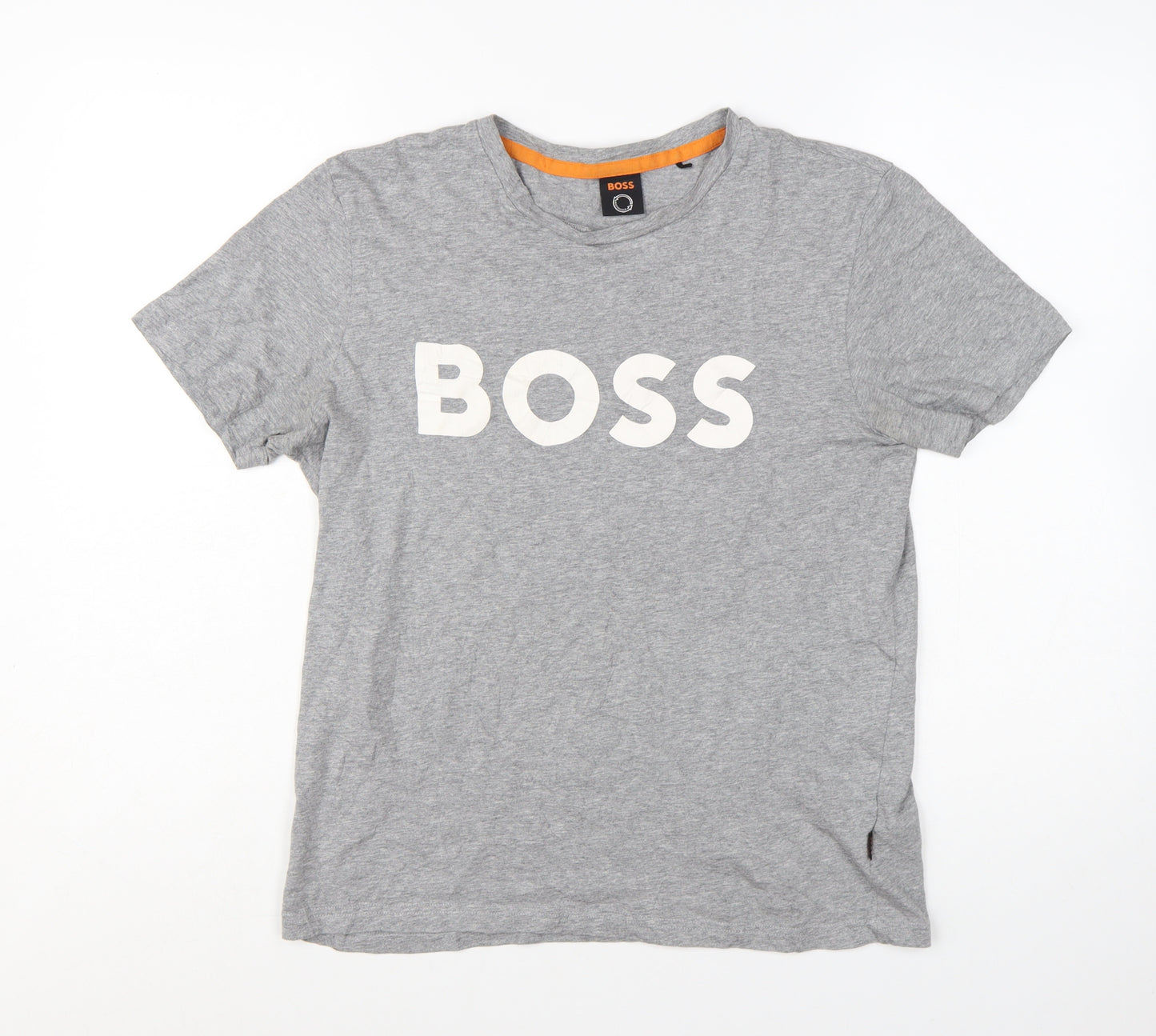 Hugo Boss Men's Grey Short Sleeve Crew Neck T-Shirt Size S