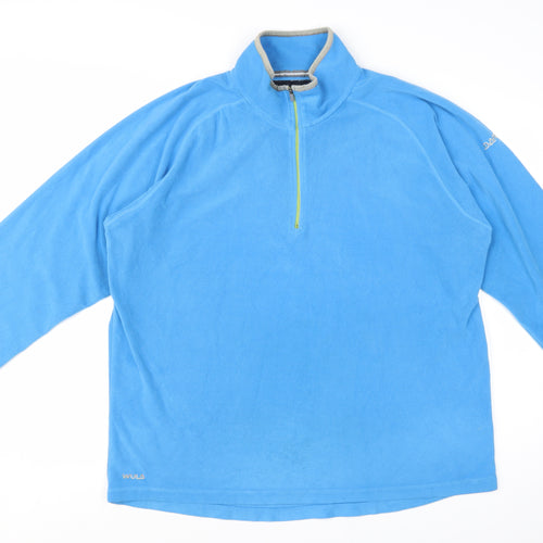 Dare 2b Mens Blue 1/2 Zip Fleece Sweatshirt Size L Outdoor Warm Top