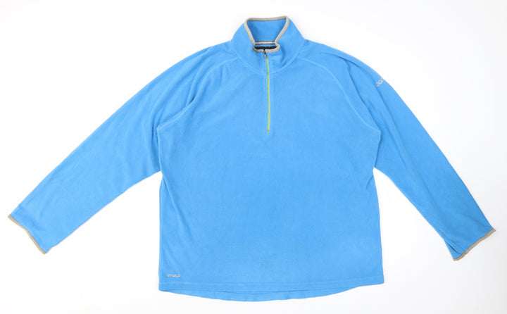 Dare 2b Mens Blue 1/2 Zip Fleece Sweatshirt Size L Outdoor Warm Top