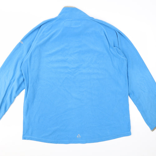 Dare 2b Mens Blue 1/2 Zip Fleece Sweatshirt Size L Outdoor Warm Top