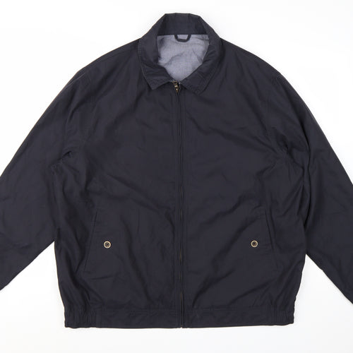 Marks and Spencer Men's Blue XL Full Zip Casual Jacket