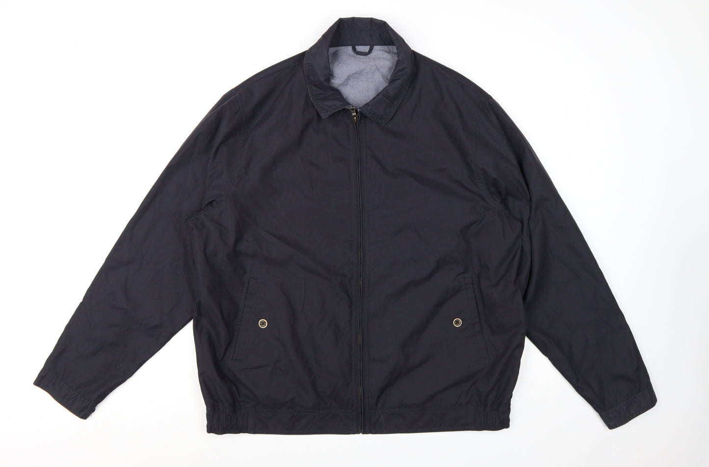 Marks and Spencer Men's Blue XL Full Zip Casual Jacket