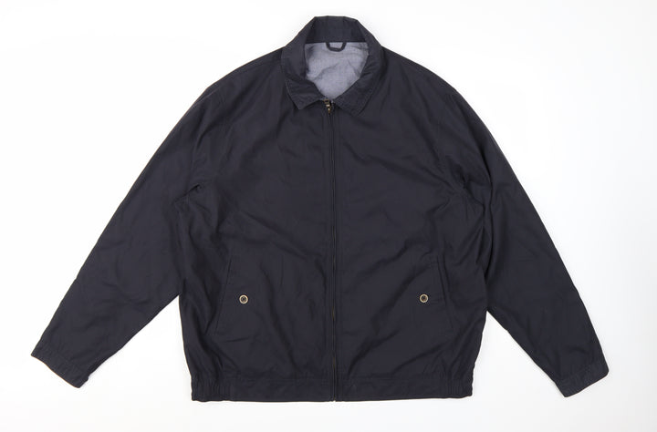 Marks and Spencer Men's Blue XL Full Zip Casual Jacket