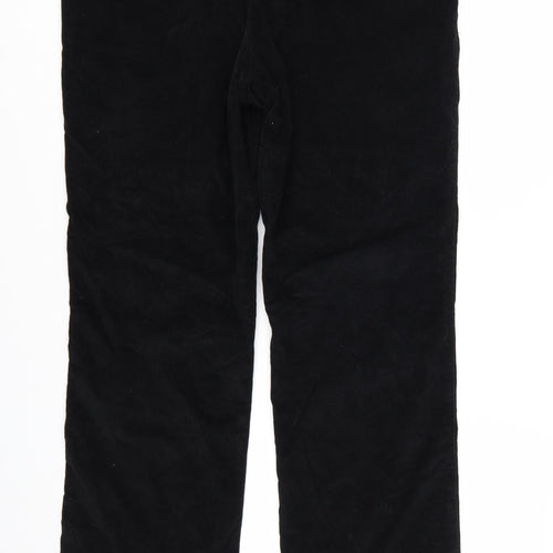 Marks and Spencer Men’s Black Corduroy Chino Trousers 36W 31L