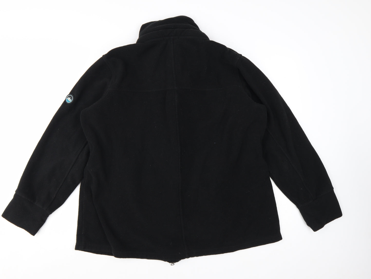 Polarino Women's Black Fleece Full Zip Jacket Size 22