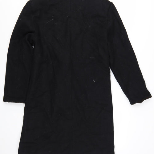 David Benjamin Collection Women's Black Wool Overcoat Size 8