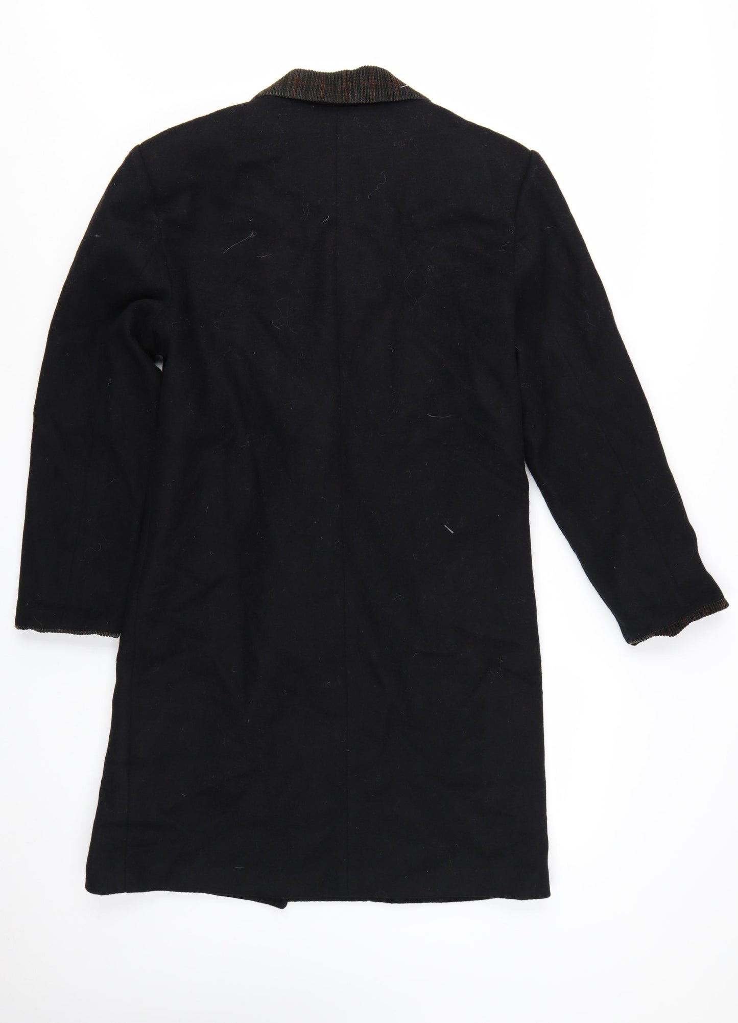 David Benjamin Collection Women's Black Wool Overcoat Size 8