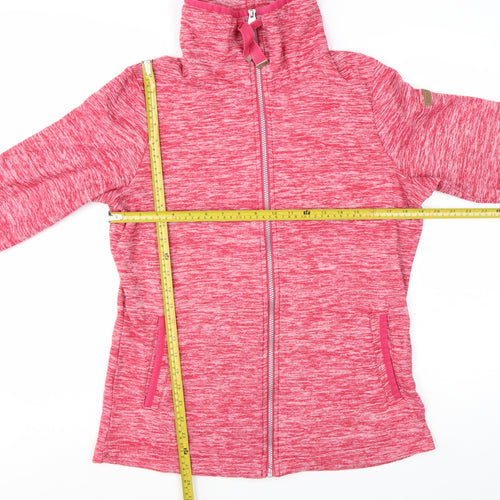 Regatta Womens Pink Soft Shell Full Zip Fleece Jacket Size 14