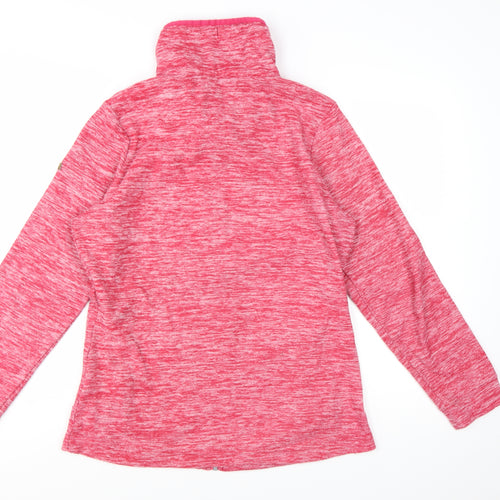 Regatta Womens Pink Soft Shell Full Zip Fleece Jacket Size 14