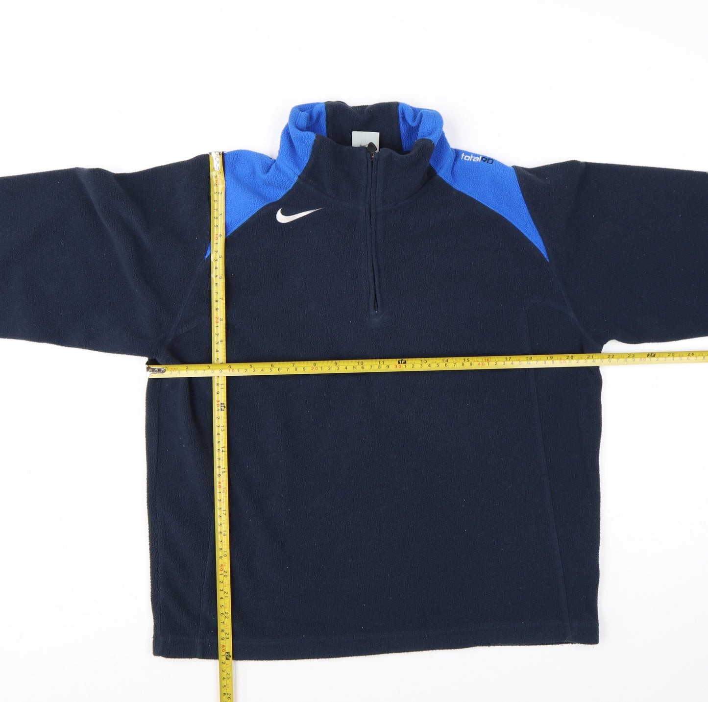 Nike Men’s Blue 1/4 Zip Fleece Pullover Sweatshirt Size M