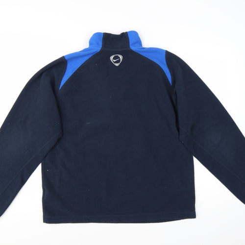 Nike Men’s Blue 1/4 Zip Fleece Pullover Sweatshirt Size M