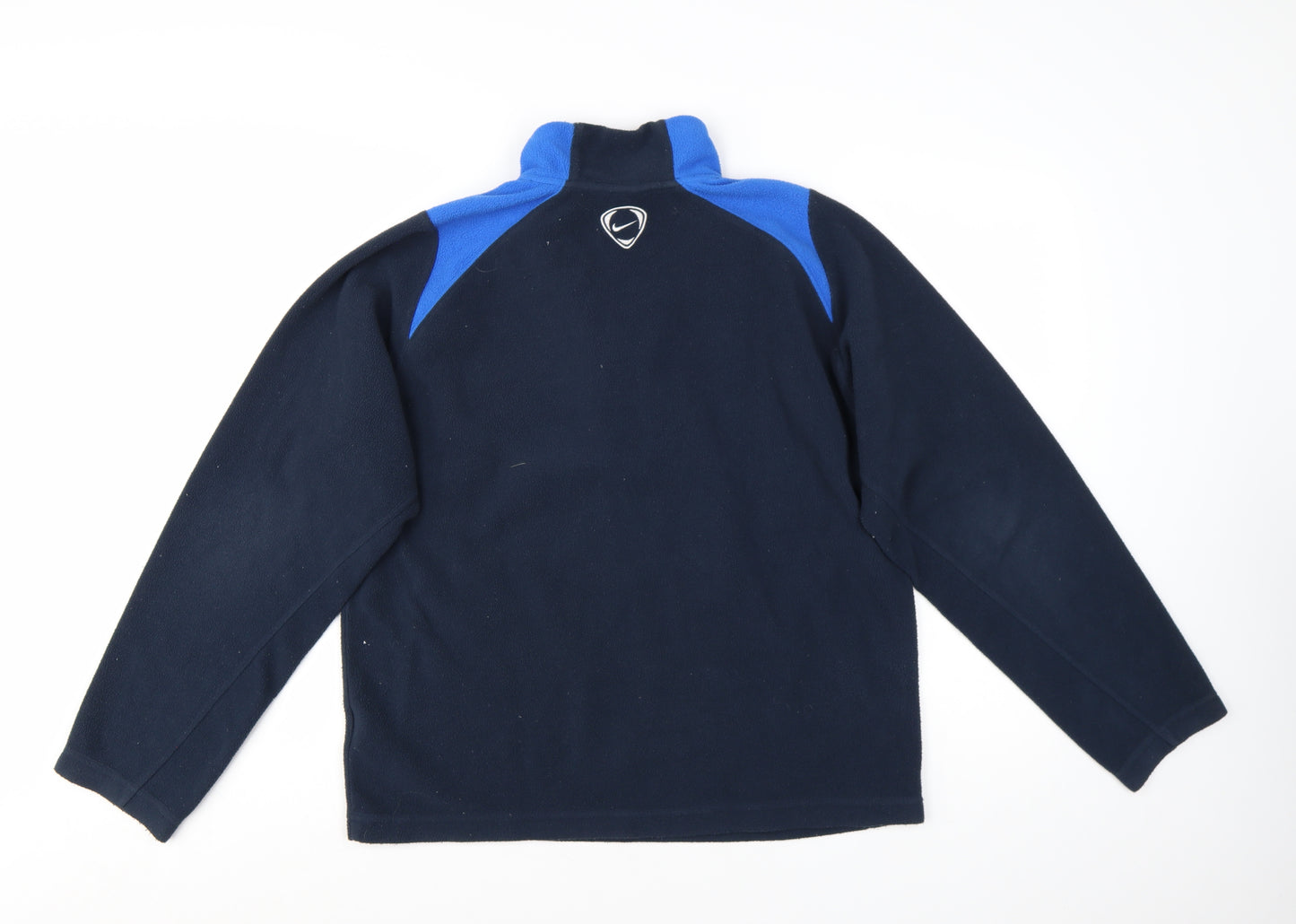 Nike Men’s Blue 1/4 Zip Fleece Pullover Sweatshirt Size M