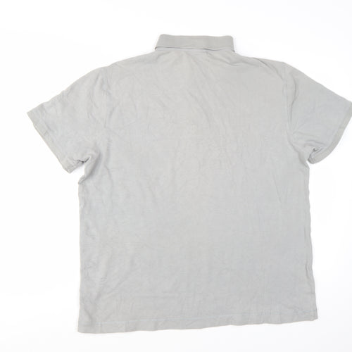 Puma Men's Grey XL Classic Cotton Polo Shirt