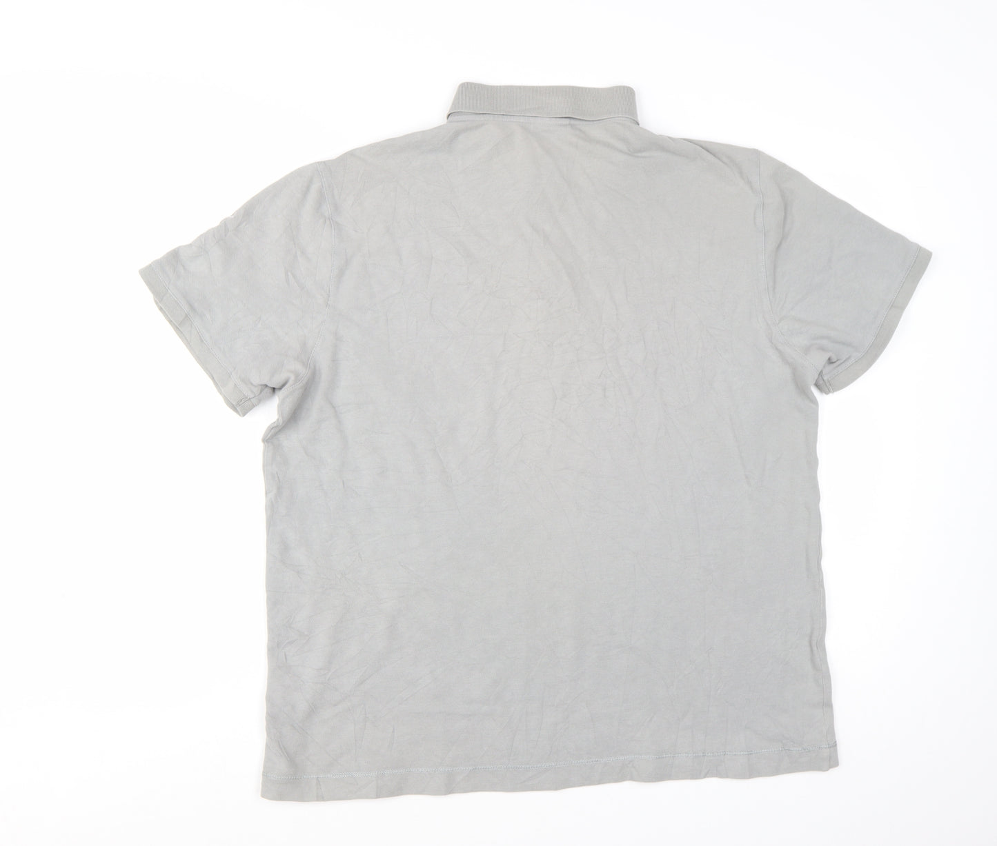 Puma Men's Grey XL Classic Cotton Polo Shirt