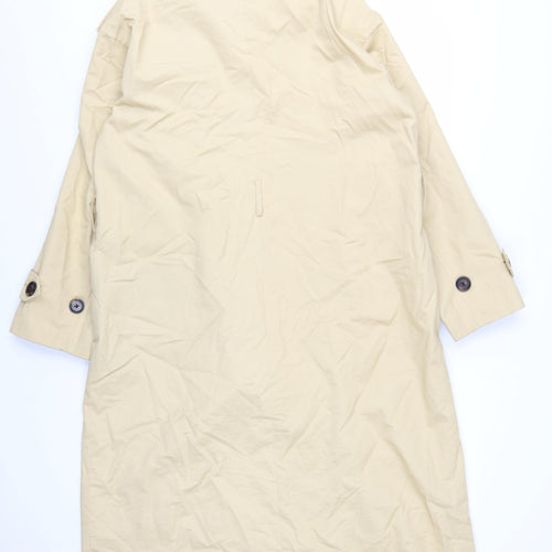 Marks and Spencer Womens Beige Size 10 Long Trench Coat