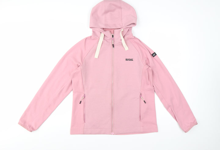 Regatta Women's Pink Softshell Hooded Jacket UK 14