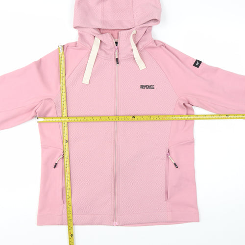 Regatta Women's Pink Softshell Hooded Jacket UK 14