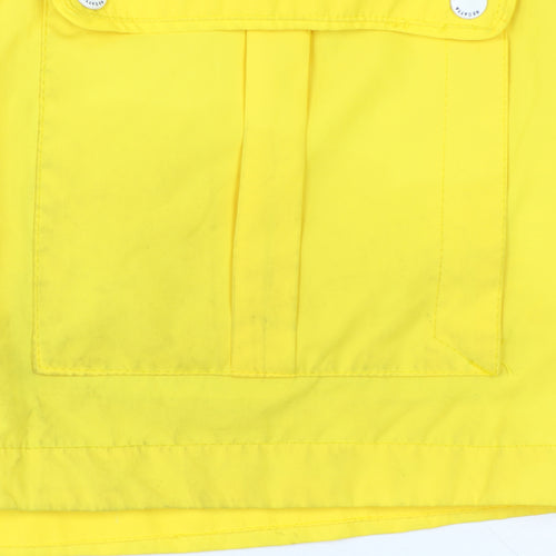 Regatta Womens Yellow Waterproof Hooded Rain Coat Jacket Size 16