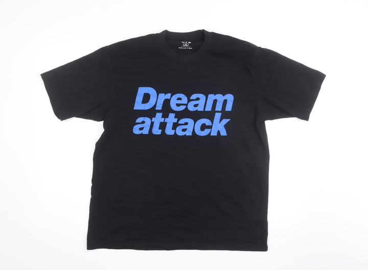 Uniqlo Men’s Black Graphic Print Crew Neck T-Shirt M Peter Saville Remix