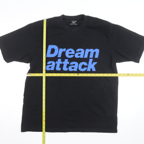 Uniqlo Men’s Black Graphic Print Crew Neck T-Shirt M Peter Saville Remix