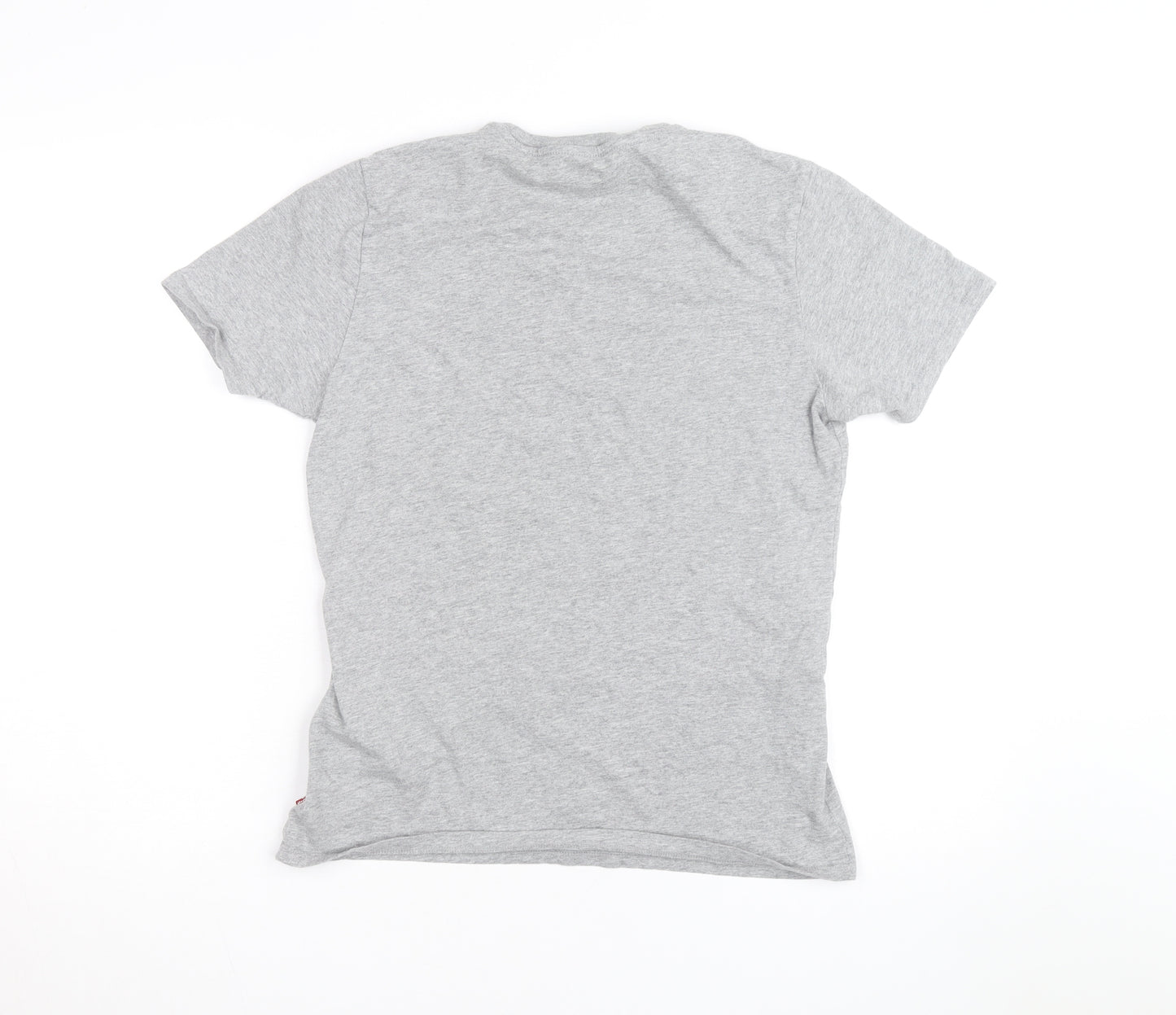 Levi's Men's Grey Logo Short Sleeve Crew Neck T-Shirt Size S
