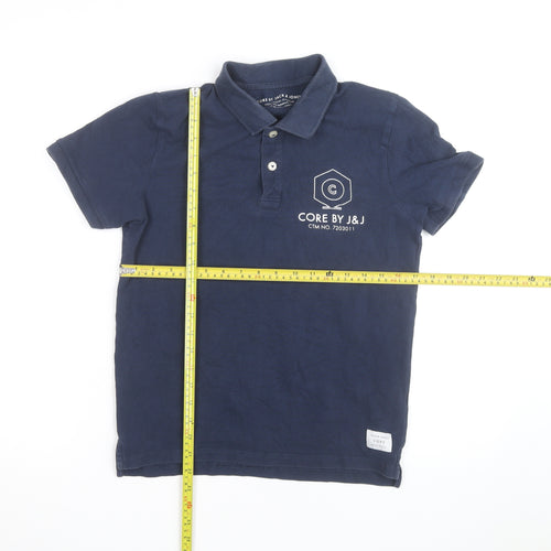 Jack & Jones Men's Blue Polo Shirt Size M Casual Classic Fit