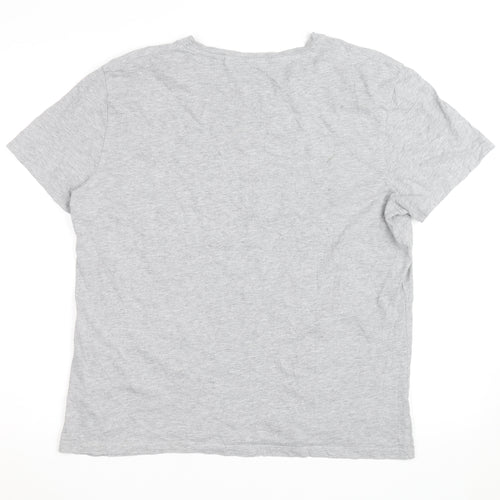 Craghoppers Womens Grey XL Short Sleeve Cotton Blend T-Shirt