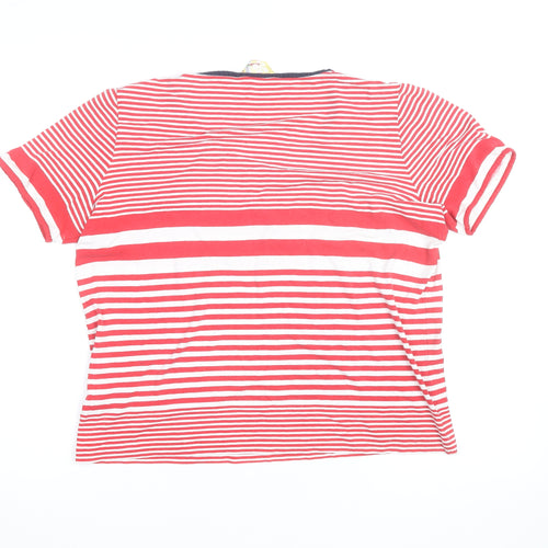 Alice Colmar Women's Red Striped Jersey T-Shirt Size 12