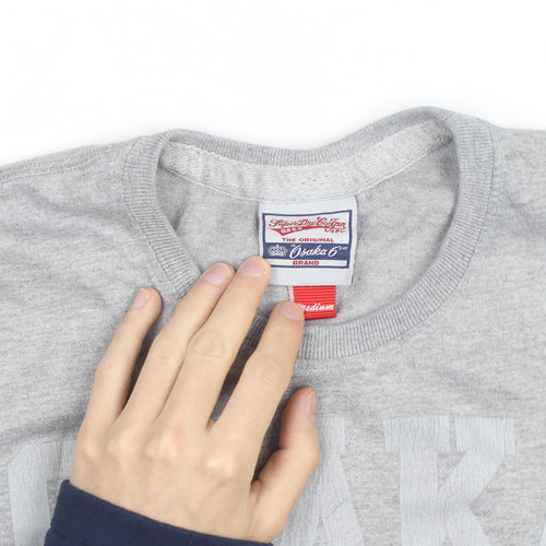 Superdry Men's Grey Osaka 6 Graphic T-Shirt - Medium