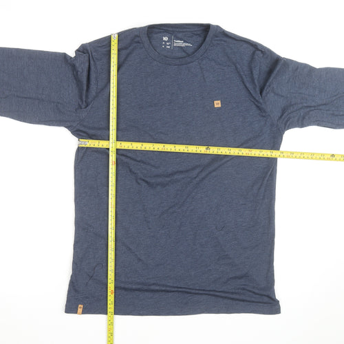 Tentree Men's Blue Long Sleeve Treeblend Crew Neck Top Size M