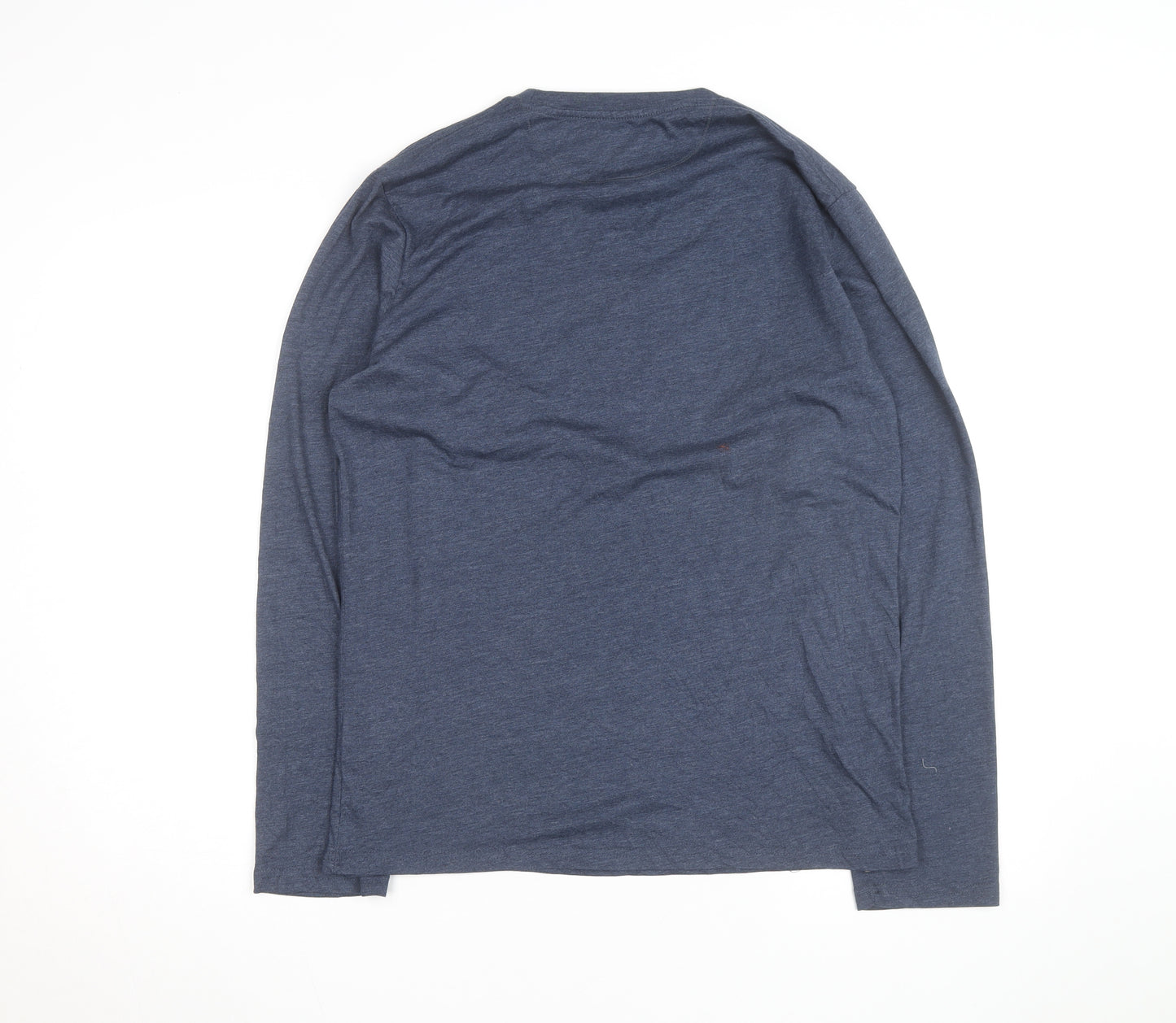 Tentree Men's Blue Long Sleeve Treeblend Crew Neck Top Size M