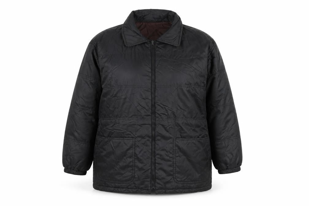 Essentials Women's Black Size 14 Quilted Puffer Jacket