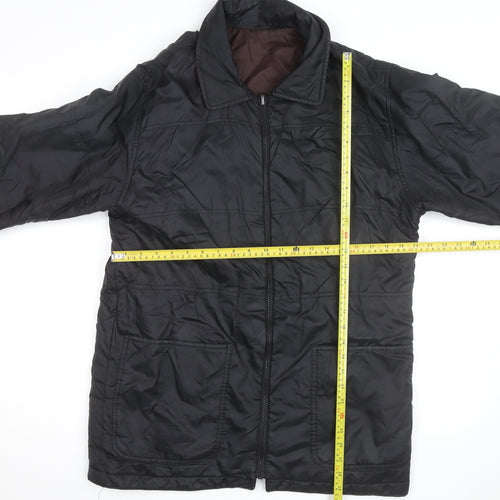 Essentials Women's Black Size 14 Quilted Puffer Jacket