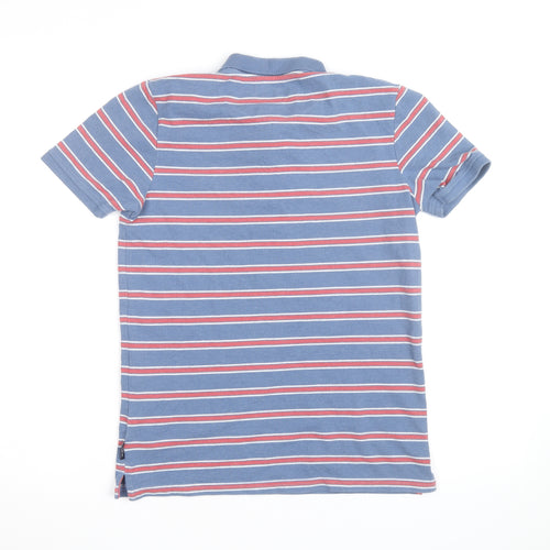 Ben Sherman Boys Blue Striped Polo Shirt 14-15 Years Casual Classic