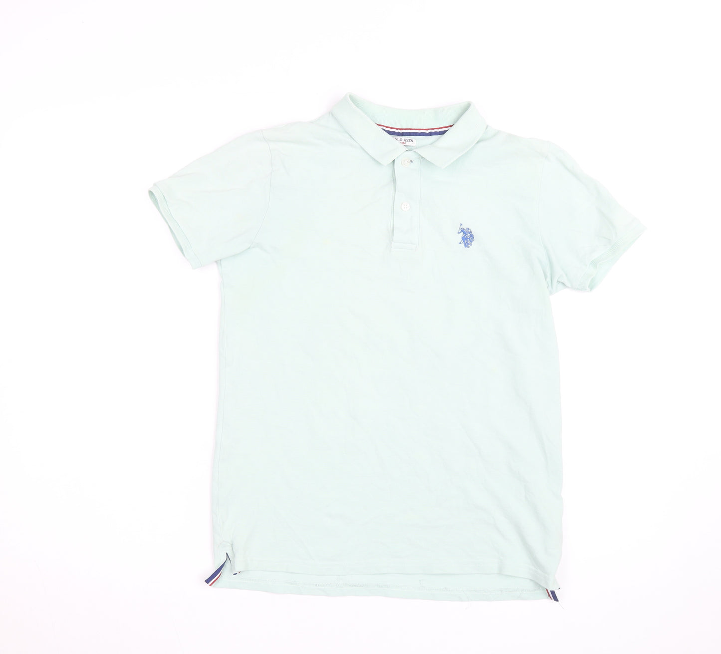U.S. Polo Assn. Boys Green Short Sleeve Polo Shirt 14-15 Years
