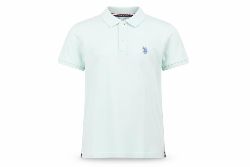 U.S. Polo Assn. Boys Green Short Sleeve Polo Shirt 14-15 Years