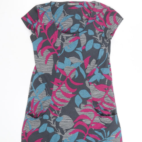 Lily & Me Women's Multicoloured Floral Shift Dress Size 8