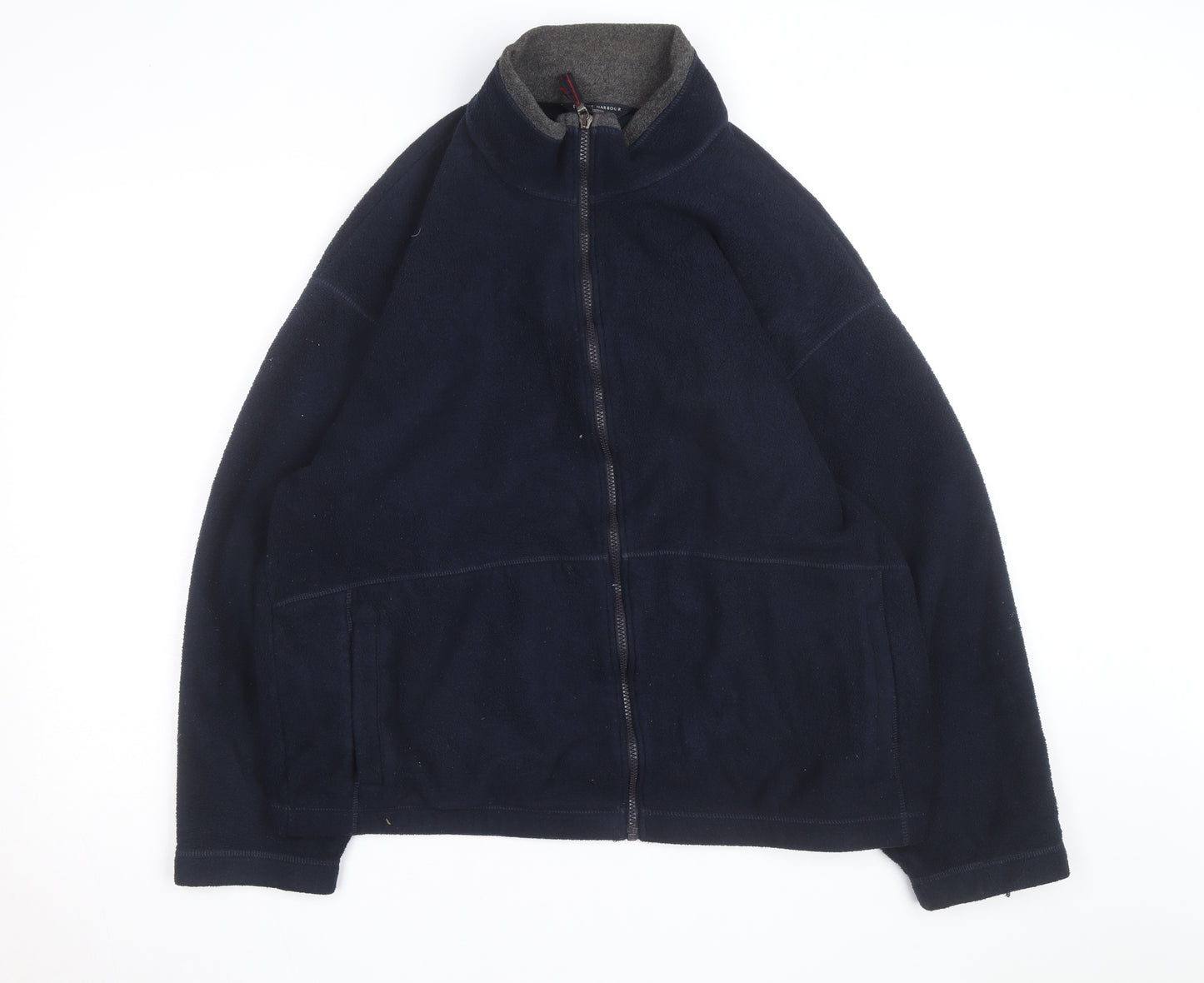 Marks and Spencer Men's Blue XL Fleece Full Zip Jacket