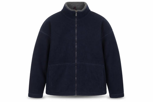 Marks and Spencer Men's Blue XL Fleece Full Zip Jacket